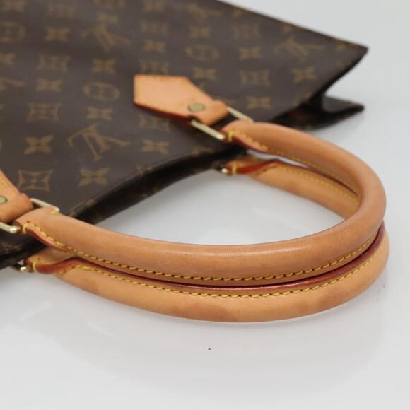 LOUIS VUITTON Monogram Sac Plat Hand Bag M51140 - Picture 7 of 16